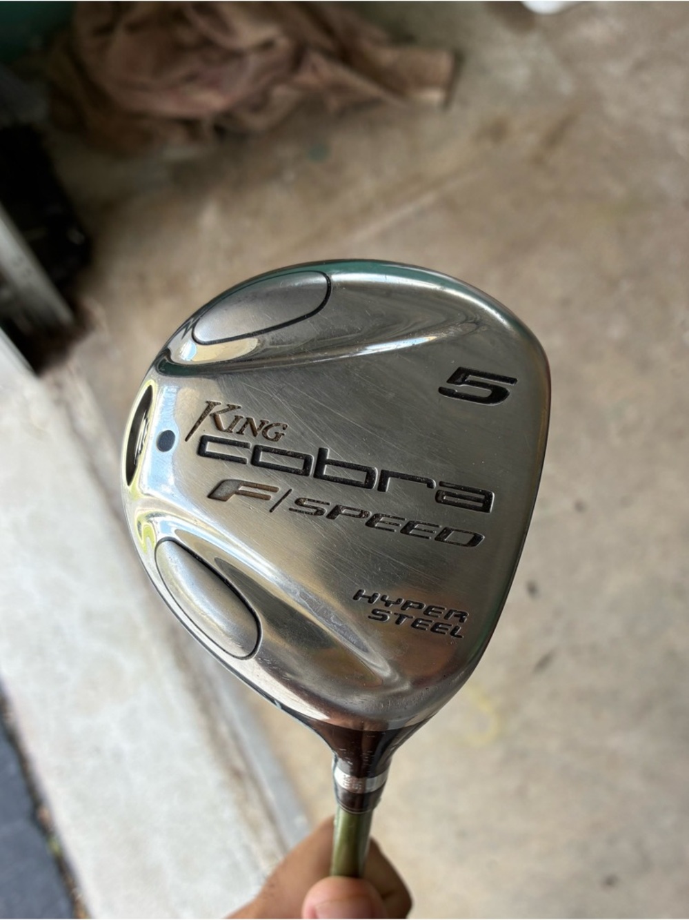 Cobra KING F-SPEED Men's Right 5 Wood Stiff Flex Shaft 55g Golf Club RH Used